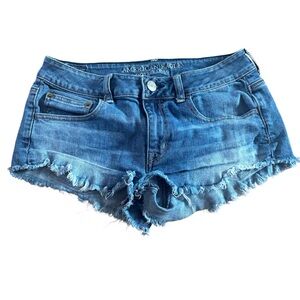 American Eagle Stretch Jean Shorts Size 6